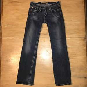 Big Star Sweet Boot Ultra Low Rise Jeans sz 29R